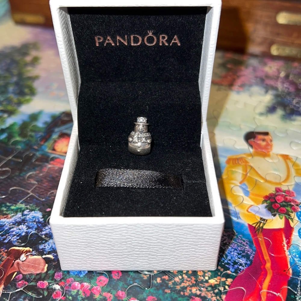 Snowman Pandora Charm